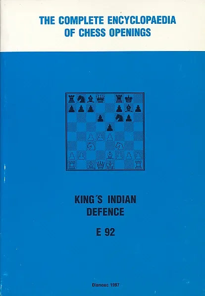 CLEARANCE - The Complete Encyclopedia of Chess Openings - King's Indian ...