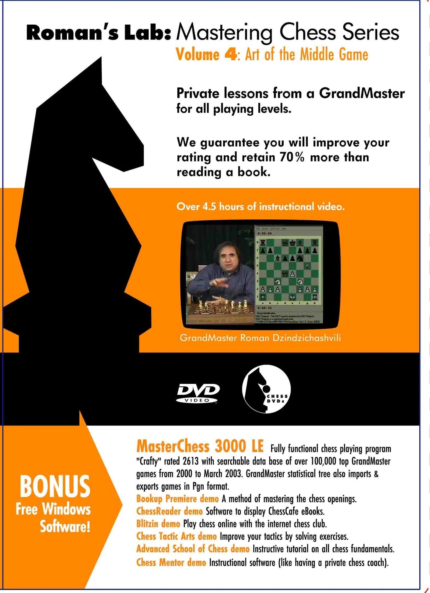 E-DVD ROMAN'S LAB - VOLUME 4 - Art of the Middle Game – House of Staunton