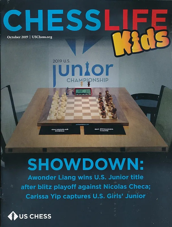 CLEARANCE - Chess Life For Kids Magazine - October 2019 Issue – House ...