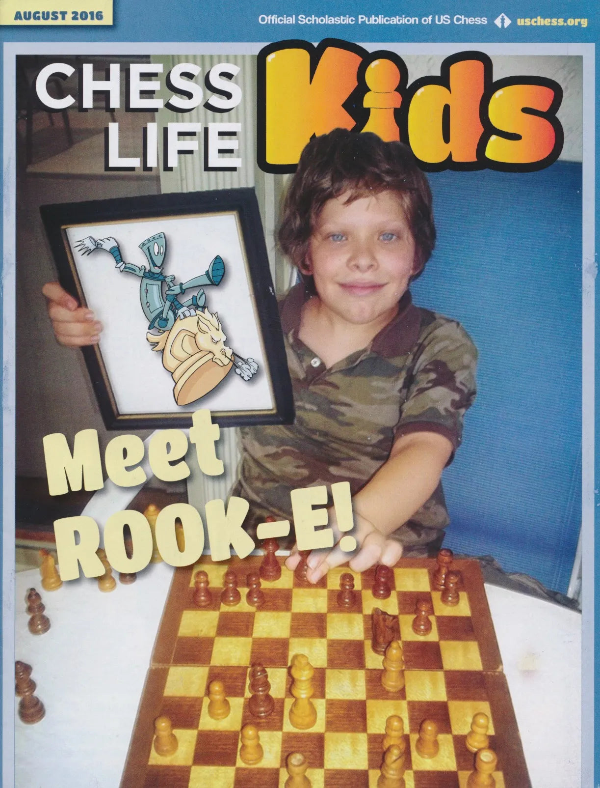 CLEARANCE - Chess Life For Kids Magazine - August 2016 Issue – House of ...