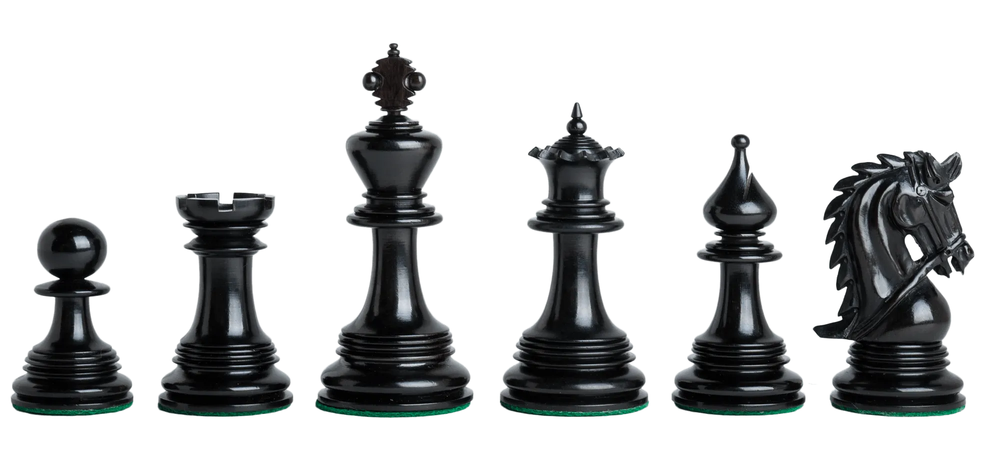 The Preston Series Luxury Chess Set - 4.4" King - Genuine Ebony and ...
