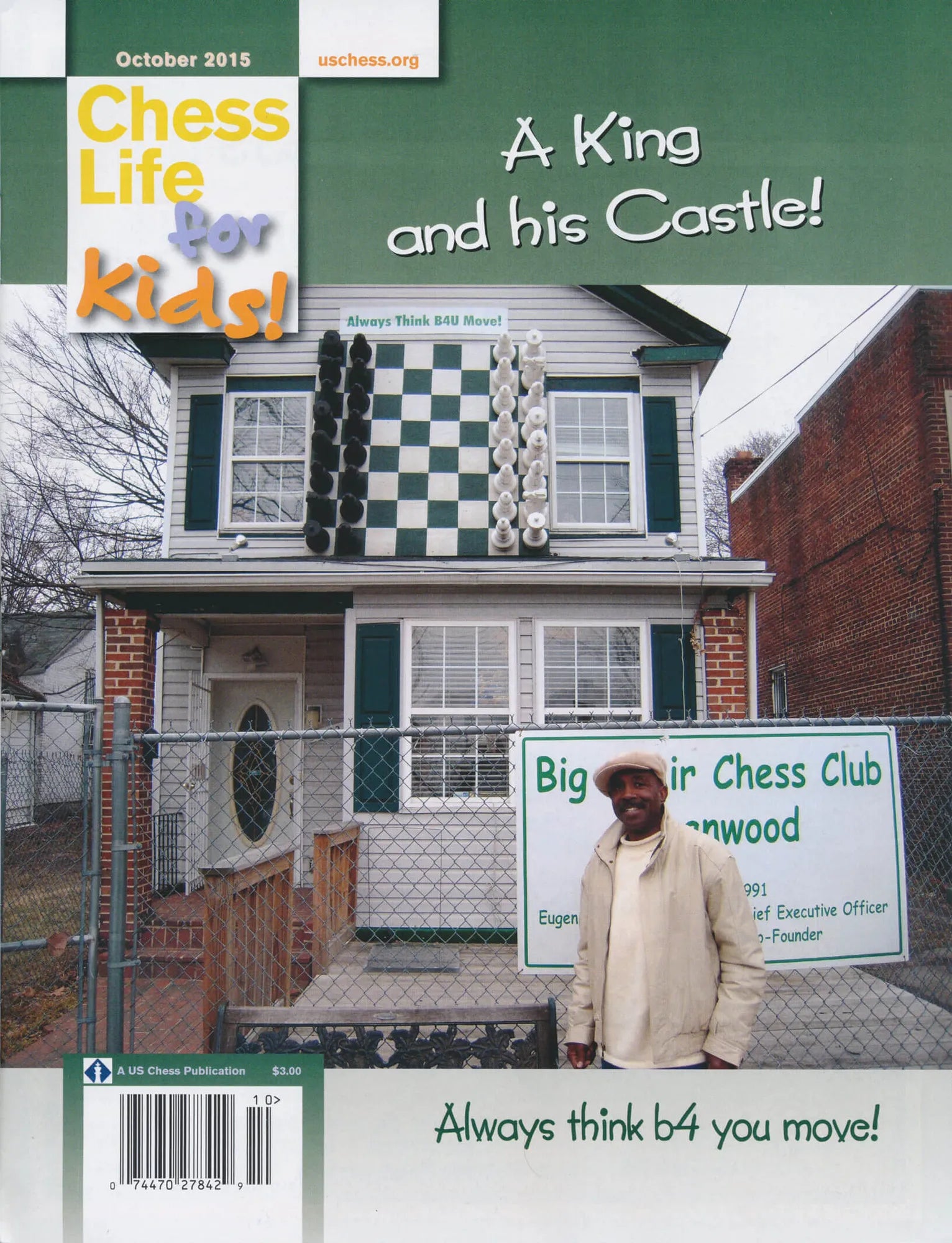 Chess Life For Kids Magazine - October 2015 Issue – House of Staunton
