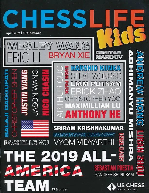 CLEARANCE - Chess Life For Kids Magazine - April 2019 Issue – House of ...