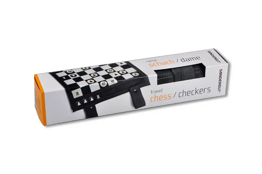 Sondergut Chess/Checkers Roll-Up Travel Set – House of Staunton