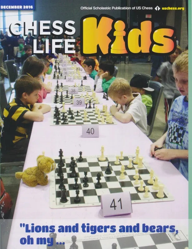 CLEARANCE - Chess Life For Kids Magazine - December 2016 Issue – House ...