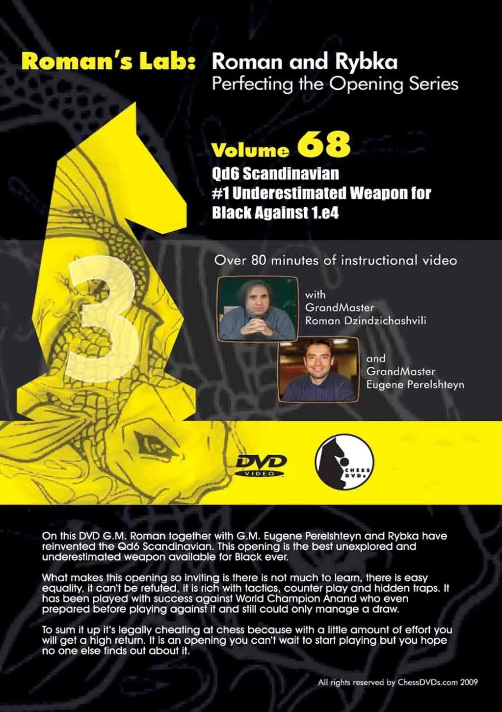 E-DVD ROMAN'S LAB - VOLUME 68 - Qd6 Scandinavian – House of Staunton