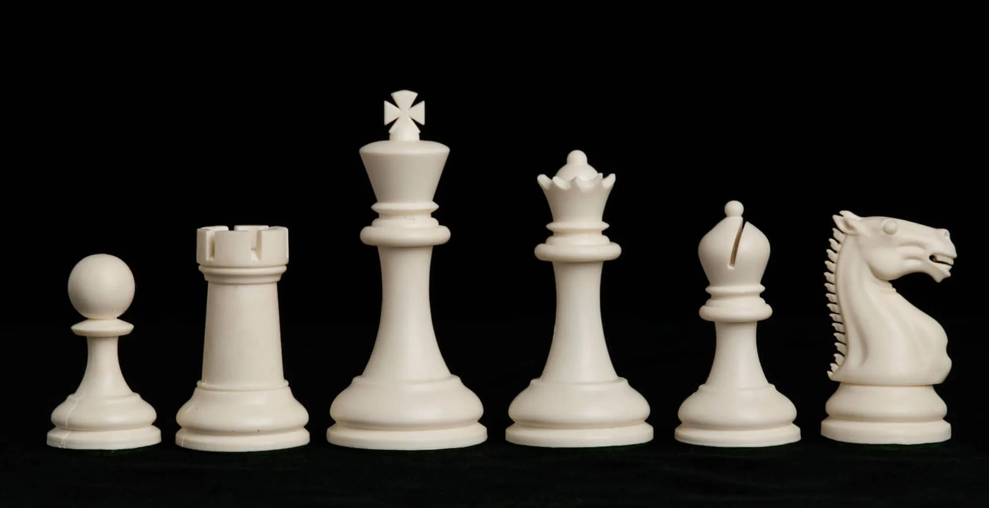 The Zurich Series Plastic Chessmen - 3.875