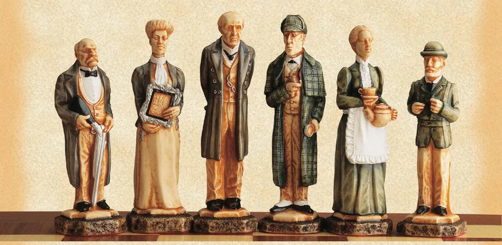 Sherlock Holmes Hand Painted Chess Set Sherlock Holmes Hand Painted Chess Set