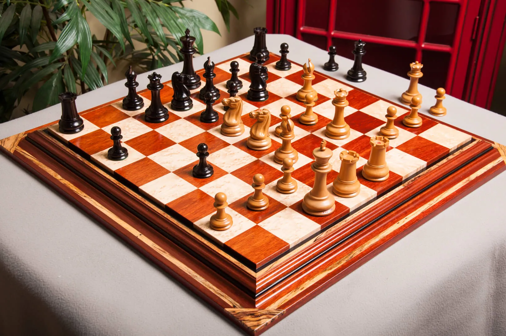 The Original 1849 Luxury Staunton Chess Set Pieces Only 4.4" King