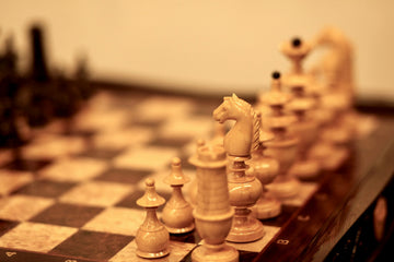 Chessset with focus on knight - Anastassia Anufrieva - Unsplash