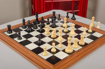 Reproduction of the fischer spassky series chess set