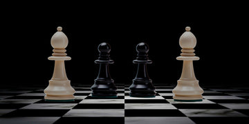 two pawns in between two bishops