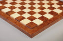 Olmo Burl & Maple Superior Contemporary Chess Board - 2.5"