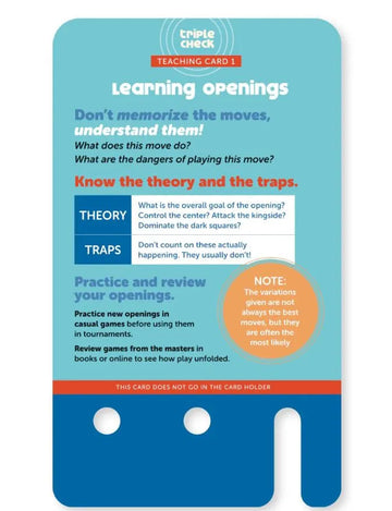 Triple Check Opening Traps, Patterns, & Pitfalls Deck (Cards Only)