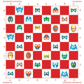 Mask Off - Full Color Vinyl Chess Board
