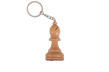 Wooden Chess Pieces Keychain