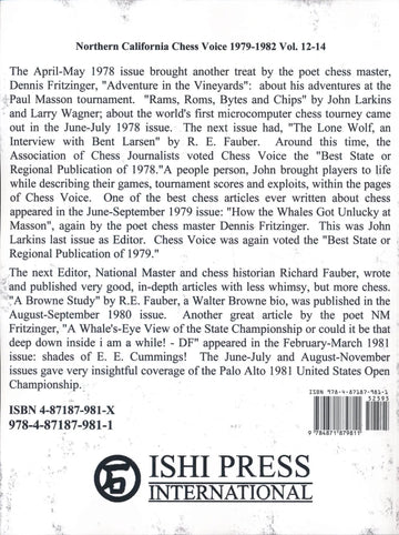 Northern California Chess Voice - 1979-1982 Vol. 12-14