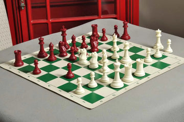 The Marshall Series Plastic Chess Pieces - 3.75