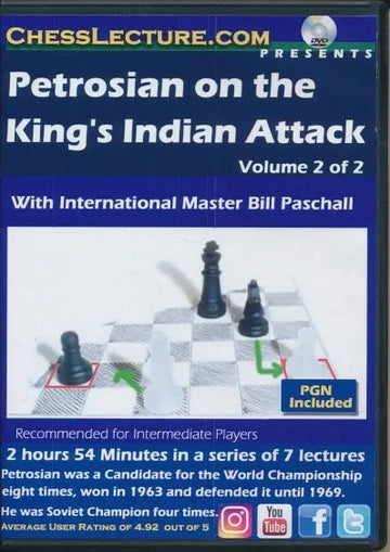Petrosian on the King's Indian Attack - Chess Lecture - Volume 178 - 2 DVDs