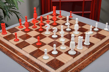 The Washington Luxury Bone Chess Pieces - 4.4