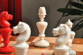The Anglo-Dutch Reproduction Luxury Bone Chess Pieces - 4.5
