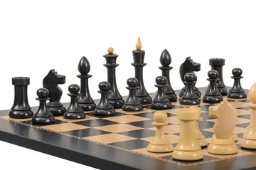 Rechapados Ferrer THE QUEEN'S GAMBIT Chess Set and Board Combination
