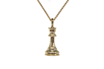 Caissa Collection Chess Pendant Necklace – QUEEN