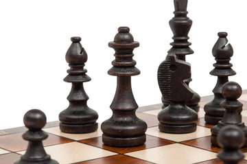 The Brown Magnetic Chess Set