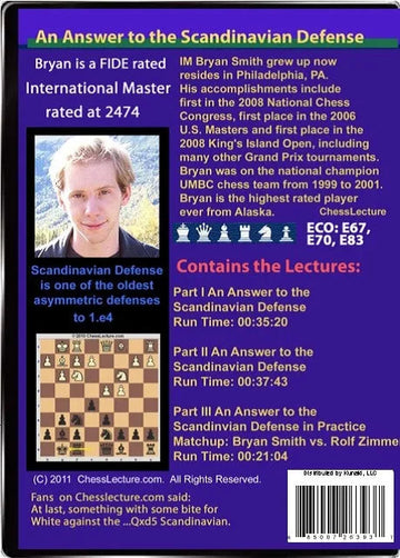 An Answer to the Scandinavian Defense - Chess Lecture - Volume 18