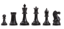 DGT Projects - Ebonized Boxwood Professional Chess pieces
