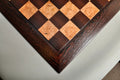 PRE-ORDER - Custom Contemporary Chess Board - African Palisander / Maple Burl - 2.5