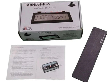 Tap N Set Pro Digital Chess Clock - with DOUBLE DISPLAYS