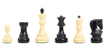 The Zagreb Series Plastic Chess Pieces - 3.75" King