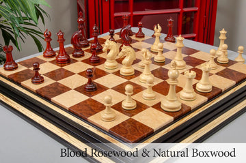 The Lucca Series Artisan Chess Pieces - 4.4