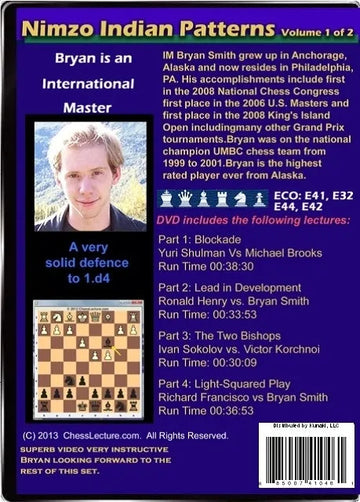 E-DVD Nimzo-Indian Patterns - 2 DVDs - Chess Lecture - Volume 46