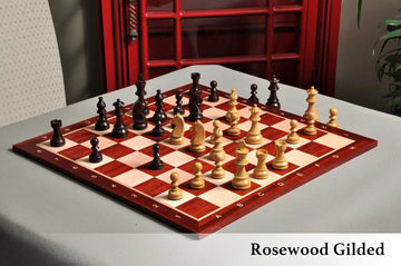 The Championship Series Gilded Chess Pieces - 3.75