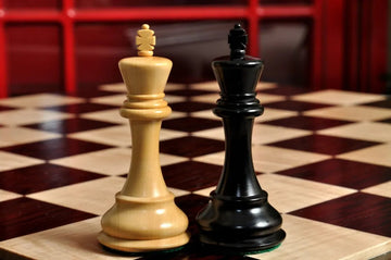 Signature Contemporary II Chess Board - African Palisander/ Curly Maple - 2.5