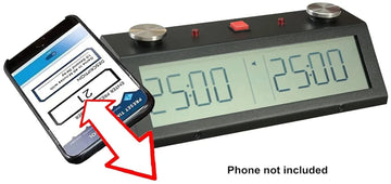 Tap N Set Pro Digital Chess Clock - with DOUBLE DISPLAYS