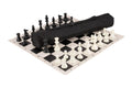 Quiver Chess Set Combination - Triple Weighted Regulation Pieces | Vinyl Chess Board | Quiver Bag