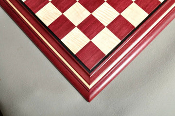 Signature Contemporary II Chess Board - Purpleheart / Curly Maple - 2.5