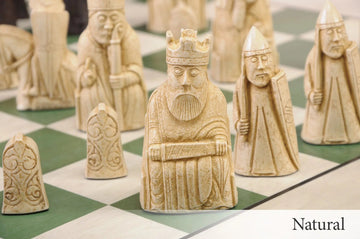 The Isle of Lewis Chess Set, Box, & Board Combination