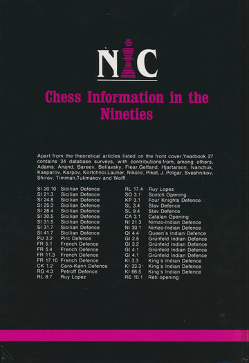 CLEARANCE - NIC Yearbook 27 - HARDCOVER EDITION