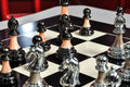 The Contemporary Series Plastic Chess Pieces - 3.5