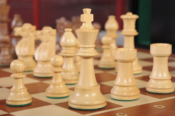 The Club Series Chess Set, Box, & Board Combination