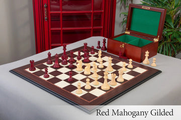 The Reykjavik II Series Chess Set, Box, and Board Combination