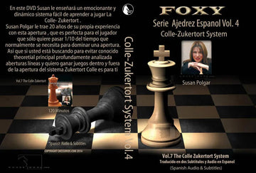 CHESSDVDS.COM IN SPANISH - WINNING CHESS THE EASY WAY - #7 - The Colle-Zukertort System - VOL. 4