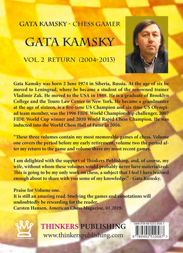 CLEARANCE - The Chess Gamer - Volume 2 - Return (2004-2013)