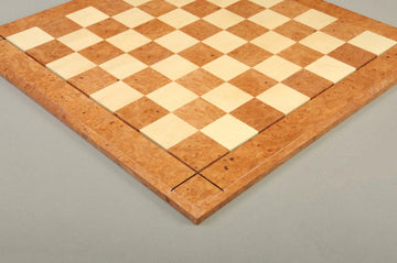 ELM BURL & Maple Reproduction of the Drueke Chess Board - 2.5