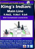 E-DVD King's Indian Main Line 9.Nd2, 9.Ne1, 9.b4 - Chess Lecture - Volume 84