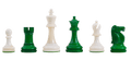 The Reykjavik II Series Bone Chess Pieces - 3.75" King